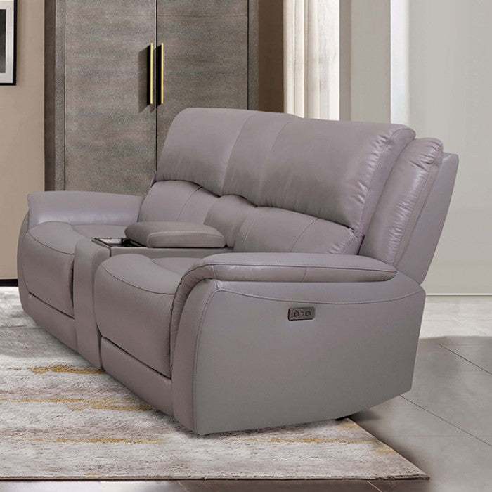 Furniture of America - Gorgius 3 Piece Power Living Room Set in Light Gray - CM9910ST-SF-PM-3SET