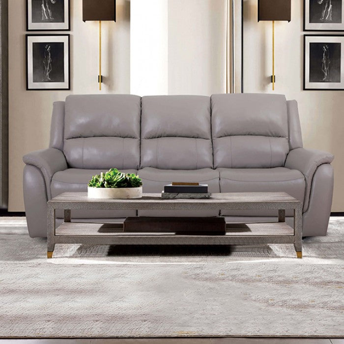 Furniture of America - Gorgius 2 Piece Power Living Room Set in Light Gray - CM9910ST-SF-PM-2SET - GreatFurnitureDeal