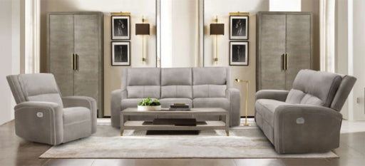 Furniture of America - Vasilios 2 Piece Power Living Room Set in Taupe - CM9914ST-SF-PM-2SET - GreatFurnitureDeal