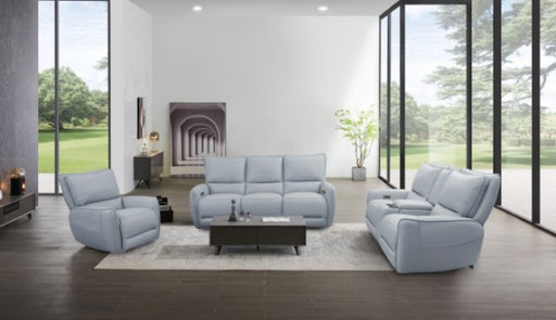 Furniture of America - Phineas Power Sofa in Pale Blue - CM9921PB-SF-PM - GreatFurnitureDeal