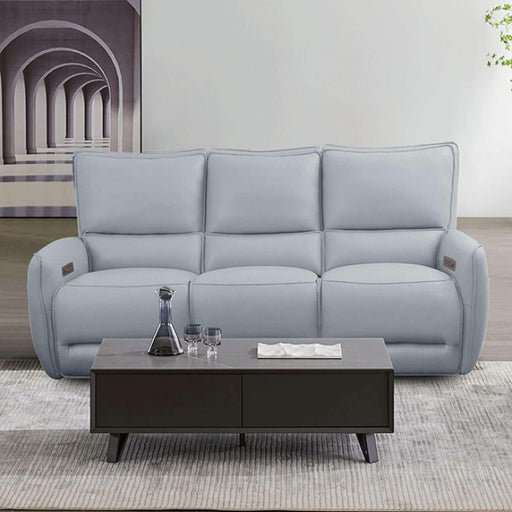 Furniture of America - Phineas Power Sofa in Pale Blue - CM9921PB-SF-PM - GreatFurnitureDeal