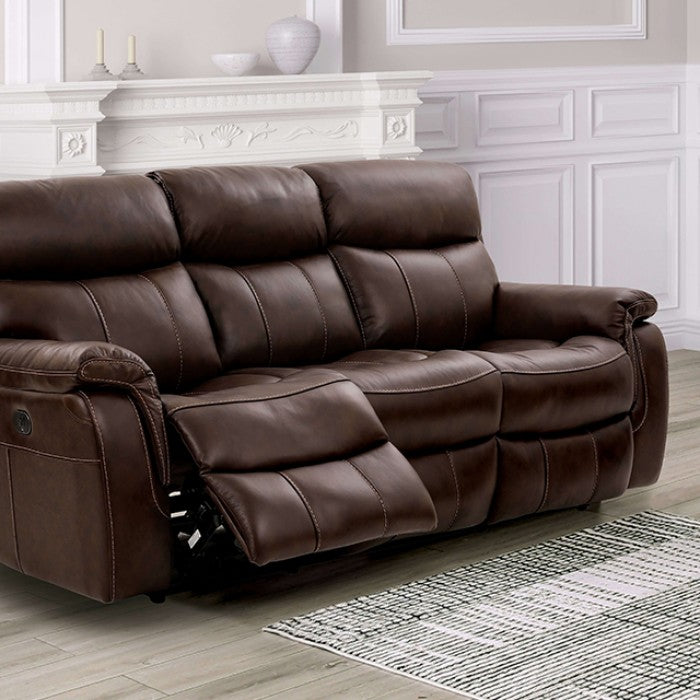 Furniture of America - Antenor 3 Piece Power Living Room Set in Brown - CM9926MB-SF-PM-3SET - GreatFurnitureDeal