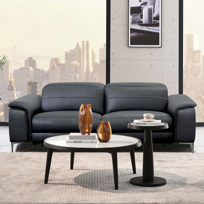Furniture of America - Ascona 2 Piece Power Sofa Set in Black - CM9927BK-SF-PM-2SET