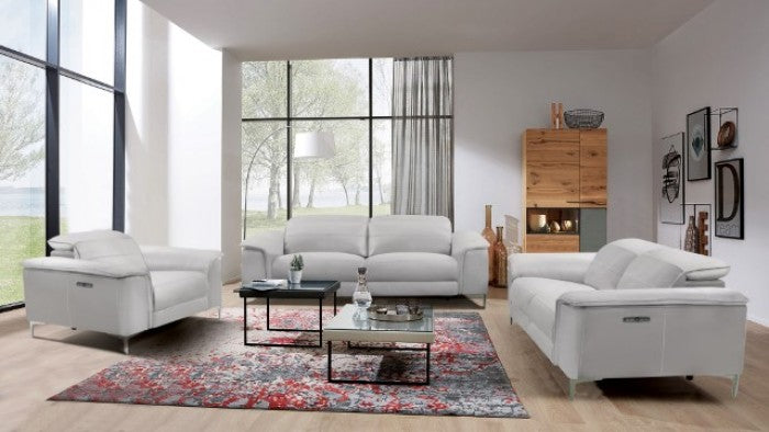 Furniture of America - Ascona 2 Piece Power Sofa Set in Light Taupe - CM9927FG-SF-PM-2SET - GreatFurnitureDeal