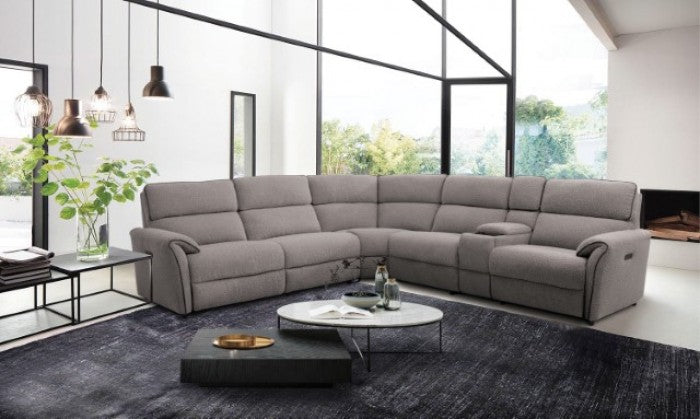 Furniture of America - Osanna Sectional in Warm Gray - CM9928SM-SECT-PM