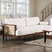 Furniture of America - Alesund 2 Piece Living Room Set in Beige/Walnut - CM9982-SF-2SET - GreatFurnitureDeal