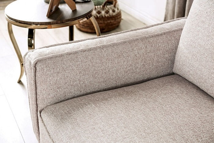Furniture of America - Harstad 2 Piece Sofa Set in Light Brown/Natural - CM9983LB-SF-2SET