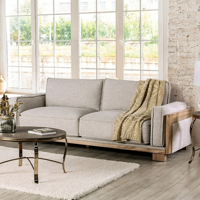 Furniture of America - Harstad Sofa in Light Brown/Natural - CM9983LB-SF
