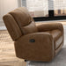 Furniture of America - Leolinus Manual Recliner in Brown - CM9989BR-CH-M - GreatFurnitureDeal
