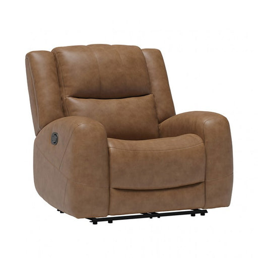 Furniture of America - Leolinus Manual Recliner in Brown - CM9989BR-CH-M - GreatFurnitureDeal