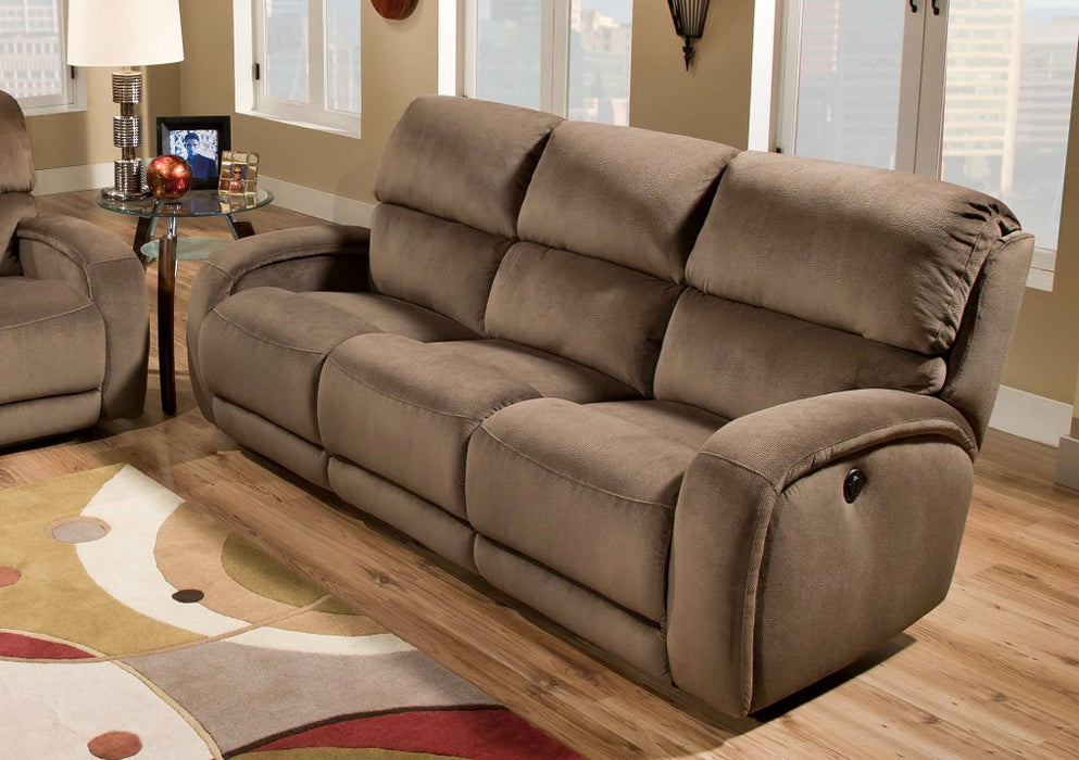 Southern Motion - Fandango Double Reclining Sofa and Loveseat Set in Coffee - 884-21-32 - GreatFurnitureDeal