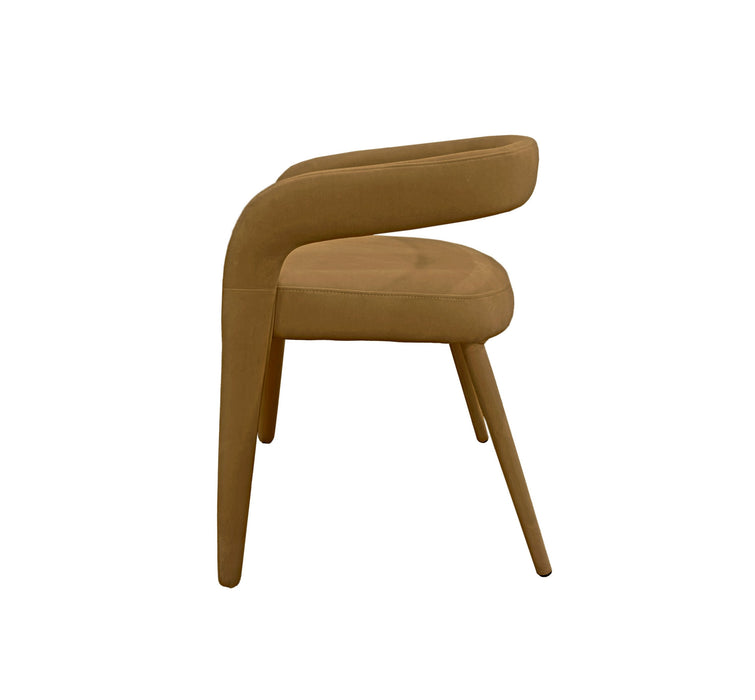 VIG Furniture - Modrest Mundra - Modern Tan Fabric Dining Chair (Set of 2) - VGEUMC-9651CH-A-TAN - GreatFurnitureDeal