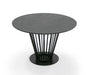 VIG Furniture - Modrest Conroy Modern Black Round Dining Table - VGFH-0259917-BB-BLK-DT - GreatFurnitureDeal