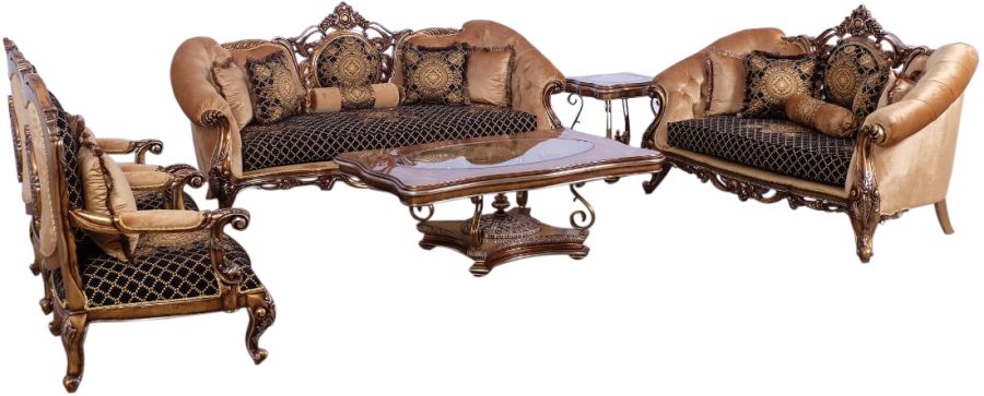 European Furniture - Rosella Luxury Chair in Parisian Bronze - 44697-C - GreatFurnitureDeal