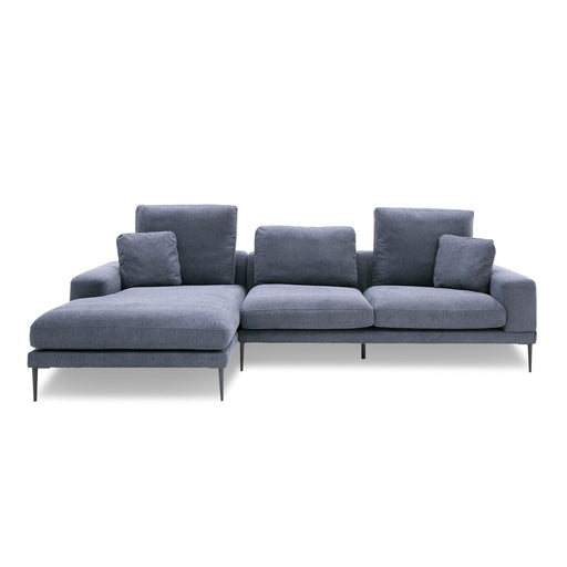 VIG Furniture - Divani Casa Corwith - Modern Blue Fabric Left Facing Sectional - VGMB-C019-BLU - GreatFurnitureDeal