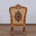 European Furniture - Saint Germain Dining Arm Chair in Light Gold & Antique Silver (Set of 2) - 35550-AC - GreatFurnitureDeal