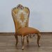 European Furniture - Saint Germain Dining Side Chair in Light Gold & Antique Silver (Set of 2) - 35550SC - GreatFurnitureDeal