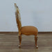 European Furniture - Saint Germain Dining Side Chair in Light Gold & Antique Silver (Set of 2) - 35550SC - GreatFurnitureDeal