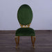 European Furniture - Luxor Luxury Side Chair in Green - Set of 2 - 68582EM-SC - GreatFurnitureDeal