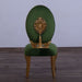 European Furniture - Luxor Luxury Side Chair in Green - Set of 2 - 68582EM-SC - GreatFurnitureDeal