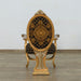 European Furniture - Emperador Arm Chair Set of 2 in Antique Brown - Silver and Gold - 42034-AC - GreatFurnitureDeal