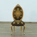 European Furniture - Emperador Side Chair Set of 2 in Black and Gold - 42034-SC - GreatFurnitureDeal