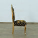 European Furniture - Emperador Side Chair Set of 2 in Black and Gold - 42034-SC - GreatFurnitureDeal