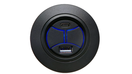 Power Recliner Replacement Button Control with USB A and USB C - RB00100225 / RK23300225X000 - GreatFurnitureDeal