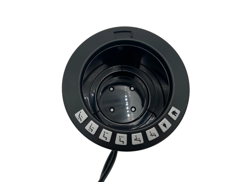 Southern Motion, Parker Living, Theater Seat - 8 Button Cup Holder with USB and Light - CHB R3ULBL 06 - GreatFurnitureDeal