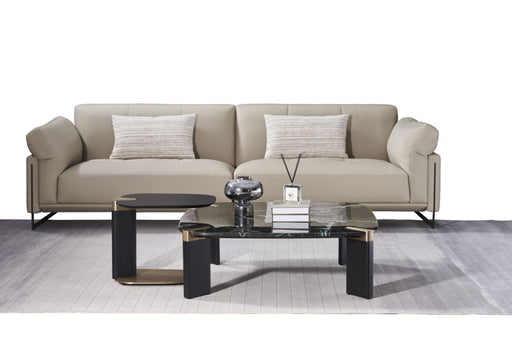 American Eagle Furniture - CT-J3133 Jade Green Faux Marble & Wood Coffee Table - CT-J3133 - GreatFurnitureDeal