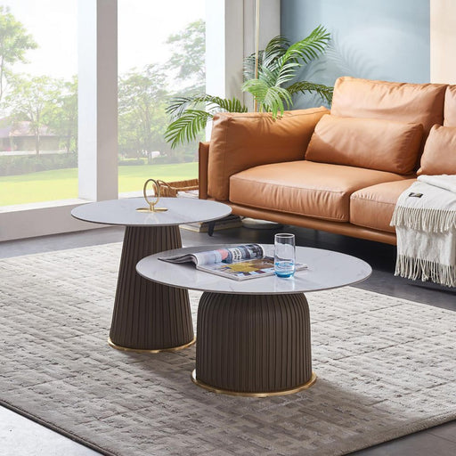 American Eagle Furniture - CT-W9306 Dark Tan Coffee Table - CT-W9306-DT - GreatFurnitureDeal