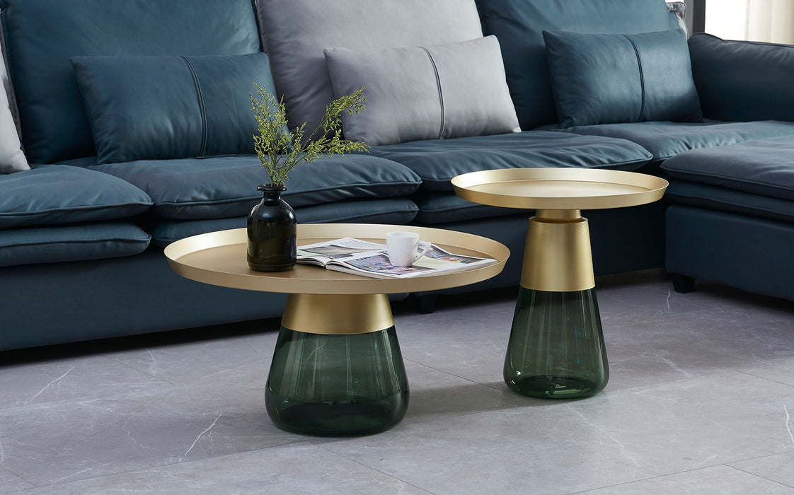 American Eagle Furniture - CT-W9321 Green Coffee Table - CT-W9321-GREEN