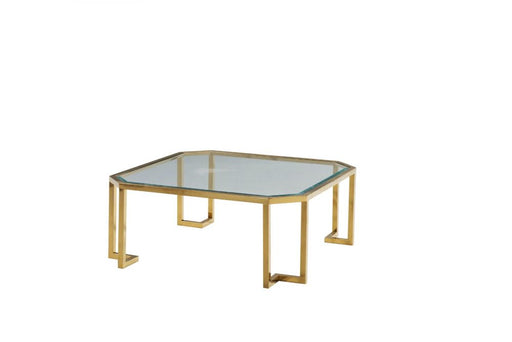 American Eagle Furniture - CT-Z003 Gold Coffee Table - CT-Z003 - GreatFurnitureDeal
