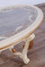 European Furniture - Veronica III Luxury Coffee Table in Antique Beige and Antique Dark Gold leaf - 47072-CT - GreatFurnitureDeal