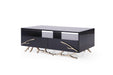 VIG Furniture - Modrest Legend Modern Black & Gold Coffee Table - VGVCCT8111-BLK - GreatFurnitureDeal