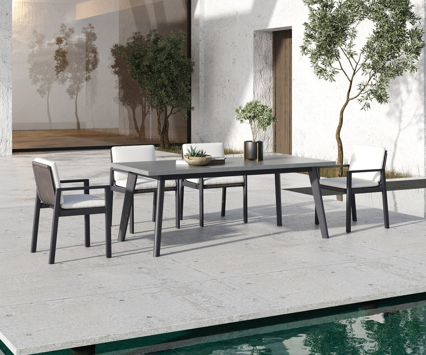 VIG Furniture - Renava Cuba - Outdoor Concrete Dining Table Set - VGPD-296.57-DT-SET