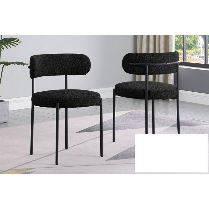 Mariano Furniture - D025 Dining Chair in Black (Set of 2) - BM-D025-BLK - GreatFurnitureDeal