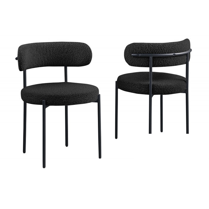 Mariano Furniture - D025 Dining Chair in Black (Set of 2) - BM-D025-BLK - GreatFurnitureDeal
