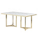 Mariano Furniture - D026 Dining Table in White - BM-D026-DT - GreatFurnitureDeal