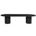 Mariano Furniture - D028 - Oval Dining Table in Black - BM-D028BT - GreatFurnitureDeal