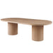 Mariano Furniture - D028 - Oval Dining Table in Light Oak - BM-D028RT - GreatFurnitureDeal