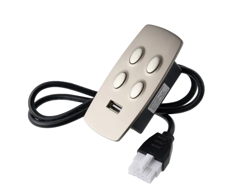 Okin 4 Button Recliner Replacement Button Control - JLDK.17.05.50