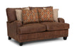 Franklin Furniture - 848 Indira Sofa and Loveseat Set in Ford Walnut - 84840-WALNUT-84820-WALNUT - GreatFurnitureDeal