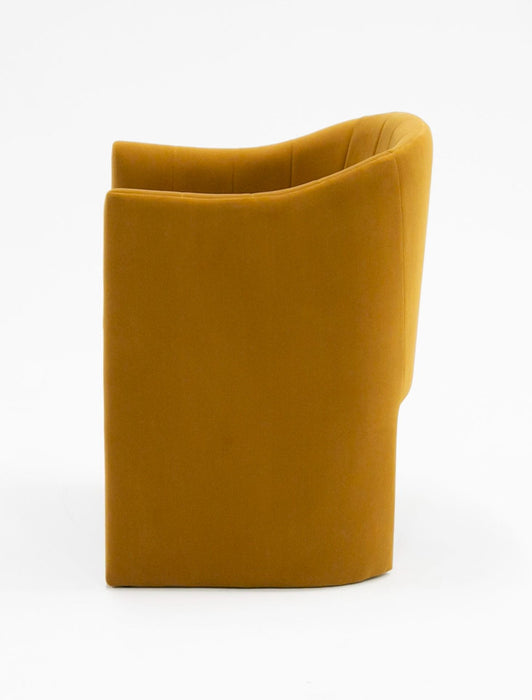 VIG Furniture - Modrest Danube - Modern Burnt Orange Fabric Dining Chair - VGEUMC-9704CH-A-ORG - GreatFurnitureDeal