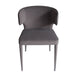 VIG Furniture - Modrest Lucero Modern Grey Velvet Dining Armchair - VGYF-DC1021-GV - GreatFurnitureDeal