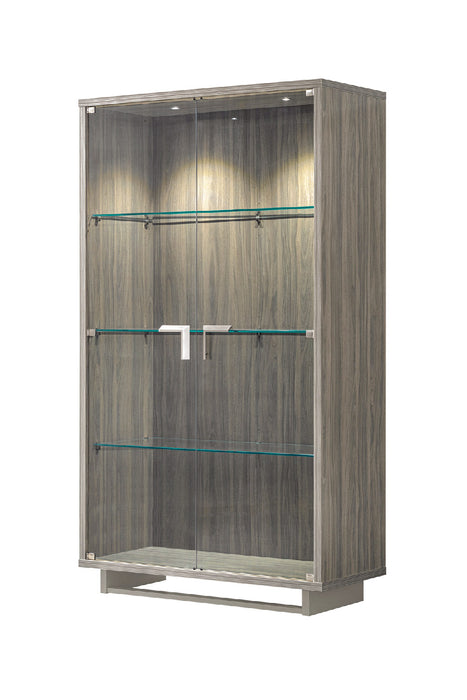 ESF Furniture - Volare 2 Door China in Grey - VOLARECHINAGREY - GreatFurnitureDeal