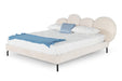 VIG Furniture - Modrest Destiny Contemporary White Sherpa Bubble Queen Bed - VGODZW-20104-WHT-BED-Q - GreatFurnitureDeal