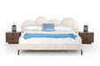VIG Furniture - Modrest Destiny Contemporary White Sherpa Bubble Queen Bed - VGODZW-20104-WHT-BED-Q - GreatFurnitureDeal