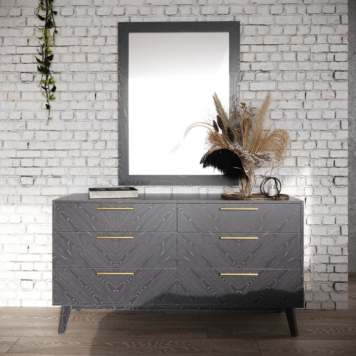 VIG Furniture - Modrest Diana - Modern Grey Ash Mirror - VGMABR-132-MIR - GreatFurnitureDeal