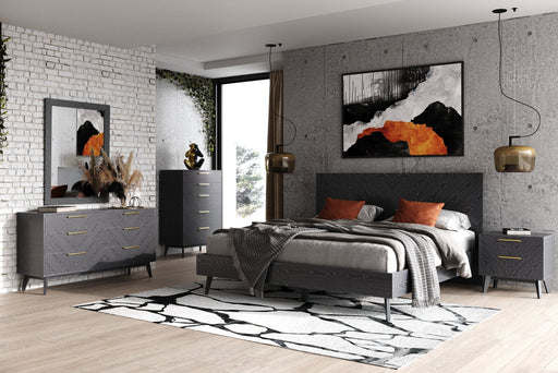 VIG Furniture - Modrest Diana - Modern Grey Ash Eastern King Bed - VGMABR-132-BED-EK - GreatFurnitureDeal